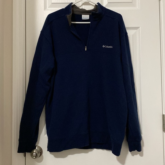 Columbia Men's Navy Klamath Range II Half Zip - Picture 7 of 10